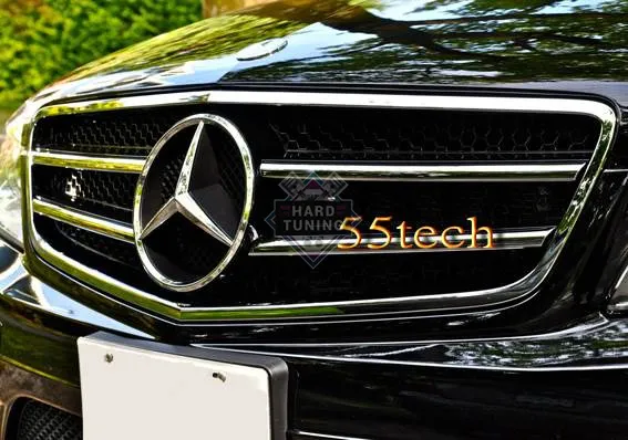Решетка радиатора Мерседес W204 Mercedes Benz C-class W204 2007-2010 года AMG-Style.