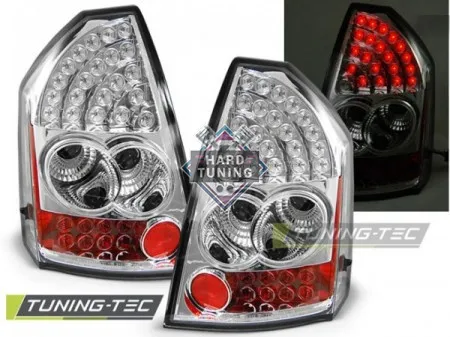 Задние фонари Chrysler 300C (2005-2008) LED хром