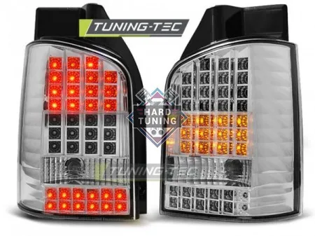 Задние фары VW T5 (2003-2009) LED TAIL LIGHTS fits хром