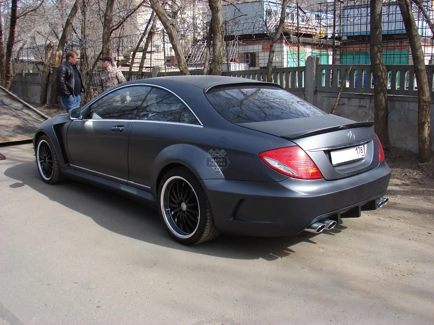 Спойлер на крышку багажника Mercedes CL-Class W216