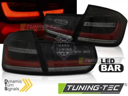 Задние фары BMW F30 (2011-2018) LED BAR SEQ TAIL LIGHTS SMOKE fits черные