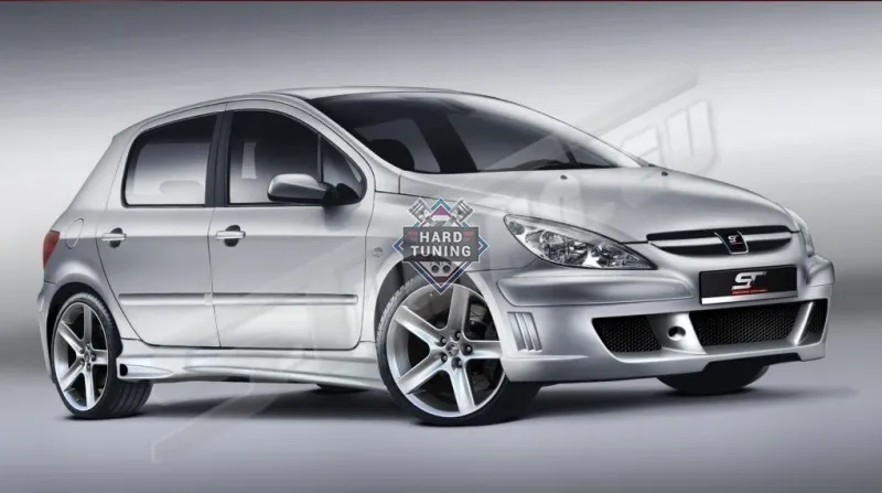 Передний бампер Rieger Peugeot 307