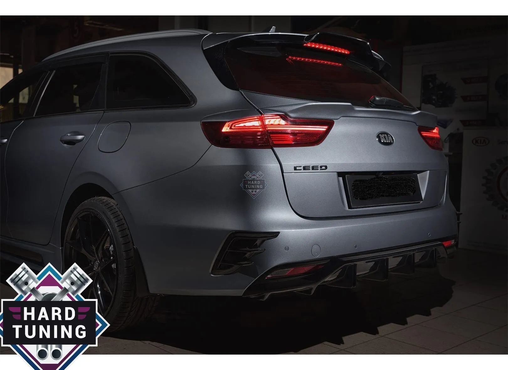 Диффузор заднего бампера BS KIA CEED 3 SW 2019-2022