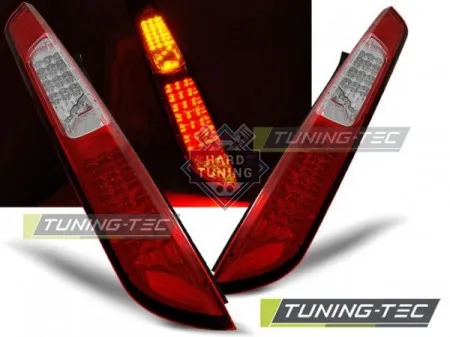 Задние фонари Ford Focus MK2 (2004-2008) Hatchback LED красно-белые
