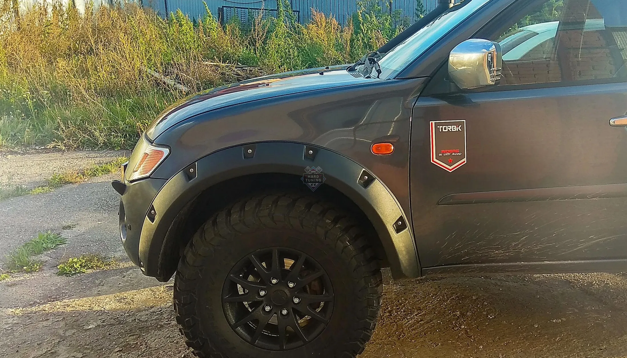 Расширители колесных арок Mitsubishi L200 (2007-2015) Вынос +70мм
