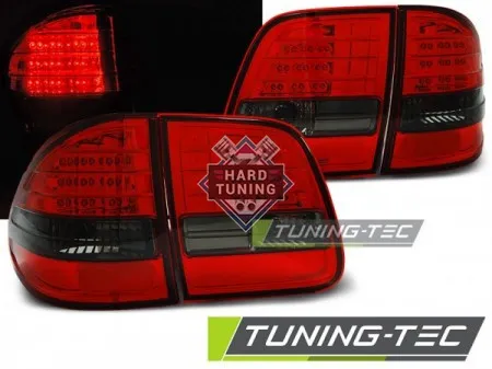 Задние фонари Mercedes W210 (1995-2002) Kombi LED красно-тонированные