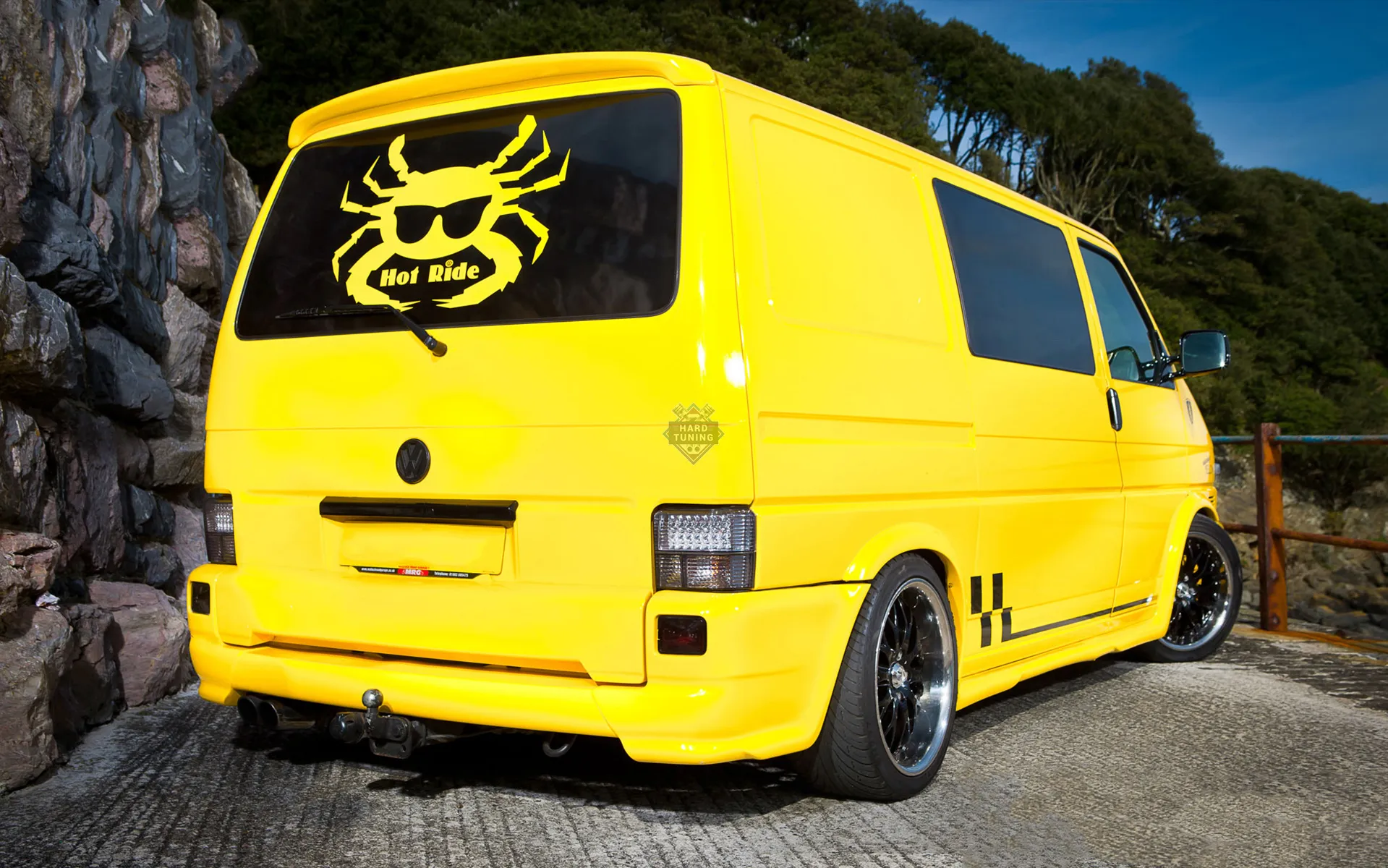 Накладки на пороги с арками PROJEKTZWO короткая база Volkswagen T4