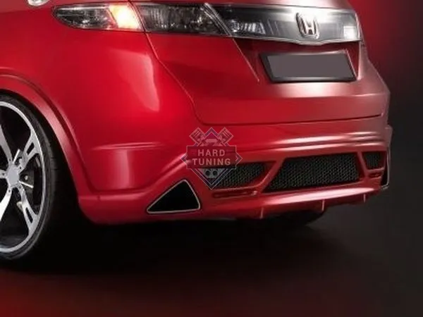 Накладка на задний бампер CSR Honda Civic 8 5D