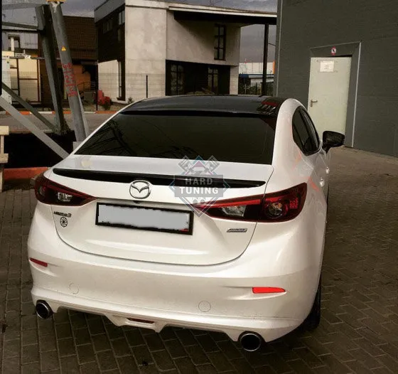 Диффузор заднего бампера V1 Mazda 3 BM 2013-н.в.