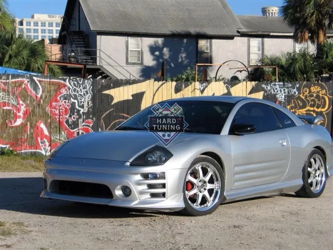 Накладка переднего бампера Wings West Mitsubishi eclipse g3
