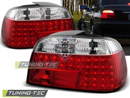 Задние фары BMW E38 (1994-2001) LED BAR TAIL LIGHTS fits красно-белые
