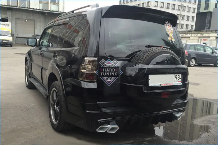 Комплект обвеса HT Mitsubishi Pajero 4 (2006-2014) дорестайлинг и 1й рестайлинг