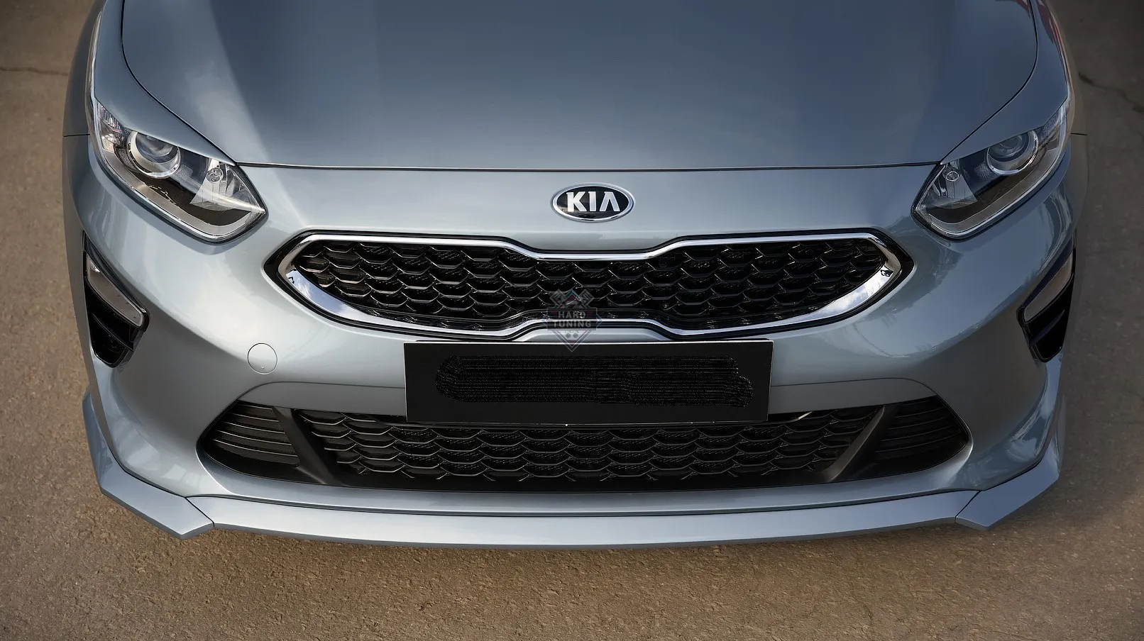 Сплиттер переднего бампера без зубатки BS KIA CEED 3 (CD) HB,SW 2018-2021