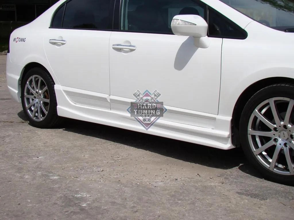 Накладки на пороги INGS EXTREEM Honda Civic 8 4D