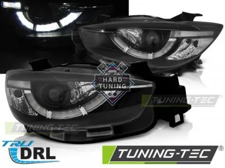 Передние фары MAZDA CX5 (2011-2015) TRUE черные