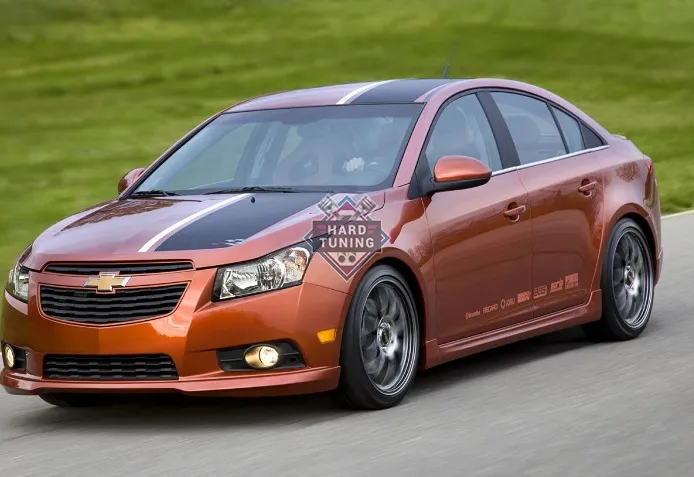 Накладка на передний бампер Z-Line Chevrolet Cruze дорестайл