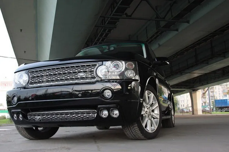 Накладка на передний бампер VERGE STYLE Range Rover Vogue L322 2005-2010