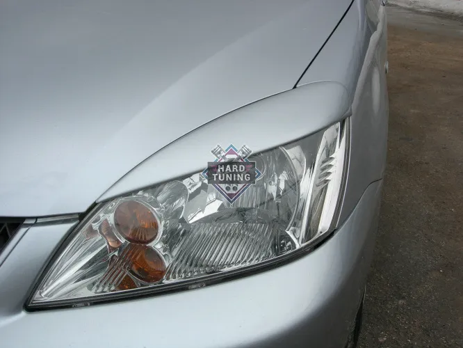 Накладки на фары узкие Mitsubishi Lancer 9 (2003-2009)
