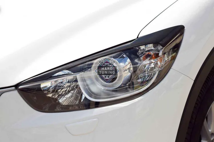 Накладки на фары узкие Mazda CX-5 2011-2015