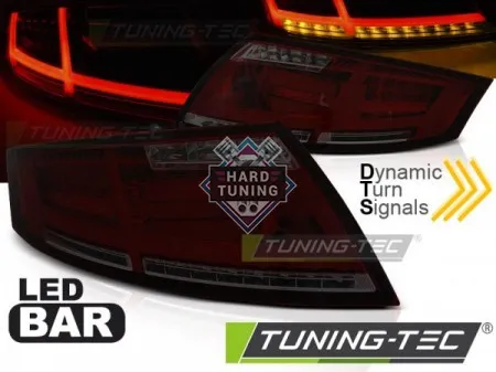 Задние фары AUDI TT 8J (2006-2014) LED BAR TAIL LIGHTS fits красно-тонированные