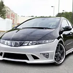 Передний бампер NEODESIGN Honda Civic 8 5D