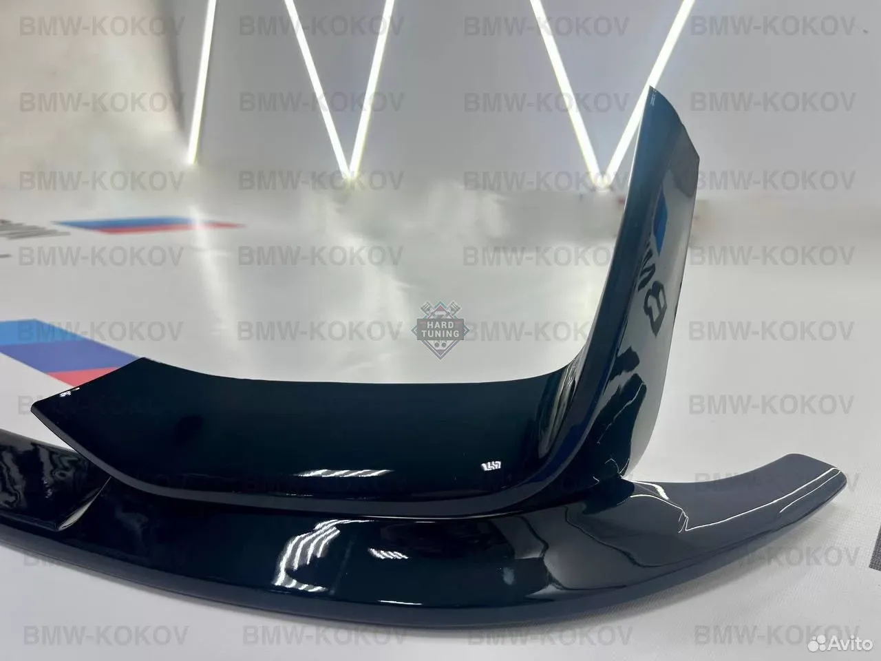 Cплиттер для переднего бампер BMW M3 М-Look F30