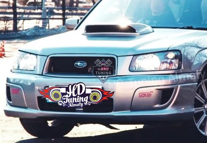 Бампер передний STI Subaru Forester SG Дорестайлинг