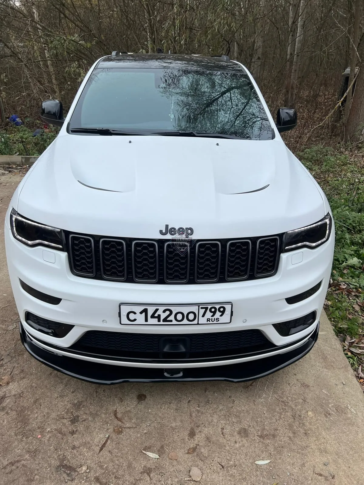 Сплиттер переднего бампера Jeep Grand Cherokee WK2 (2017-2020)