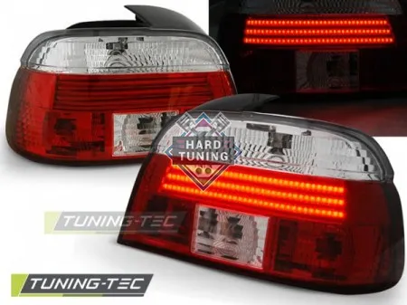 Задние фары BMW E39 (1995-2000) LED BAR TAIL LIGHTS fits красно-белые