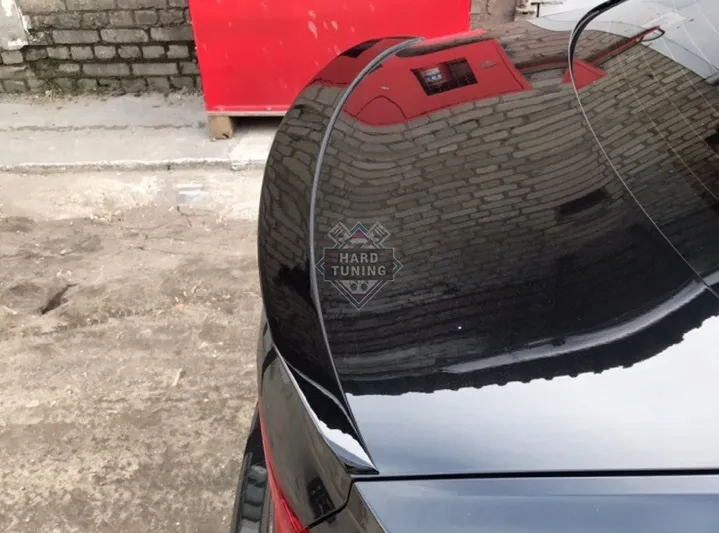 Спойлер лип широкий Audi A5 F5 (B9) Coupe (купэ)