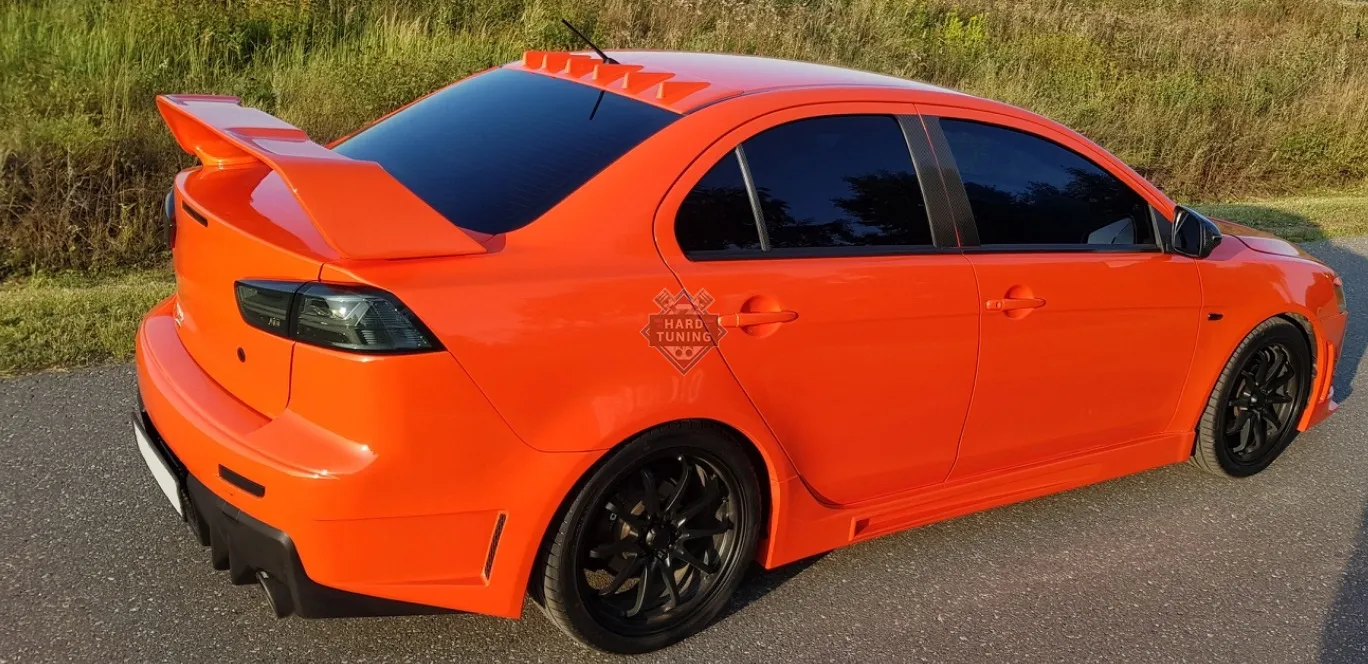 Накладки на пороги FQ-400 Mitsubishi Lancer 10 (2007-2016) стеклопластик