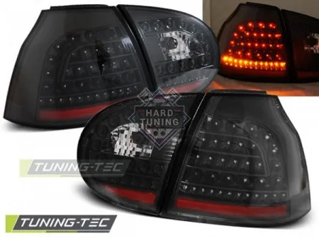 Задние фары VW GOLF 5 (2003-2009) LED TAIL LIGHTS черные fits