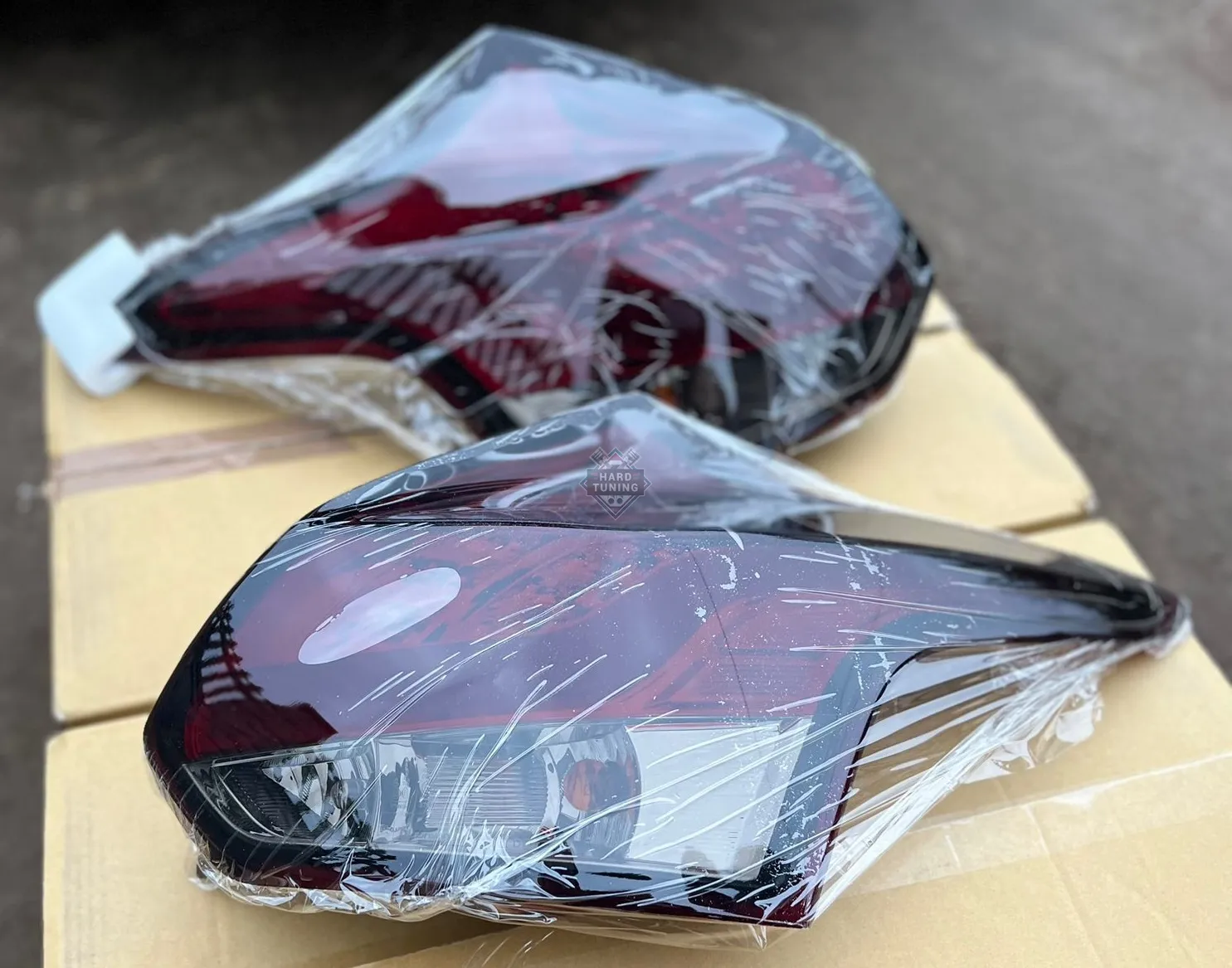 Задние фонари Ford Focus 3 (2011- 2014) Hatchback LED BAR красно-тонированные