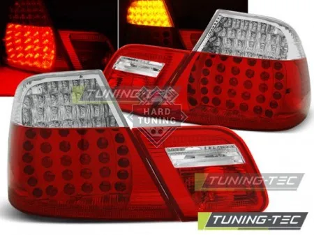 Задние фары BMW E46 (1999-2003) COUPE LED TAIL LIGHTS fits красно-белые