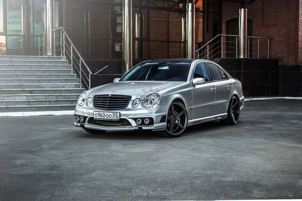 Передний бампер WALD Mercedes E-Class W211