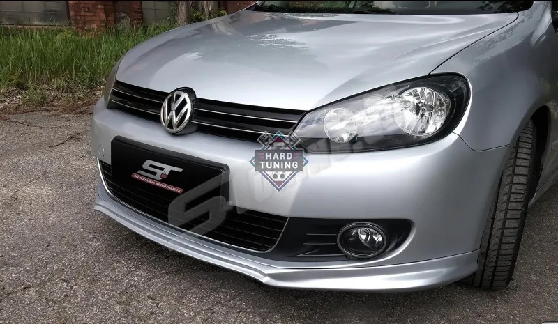 Накладка на передний бампер Auto R VW Golf 6