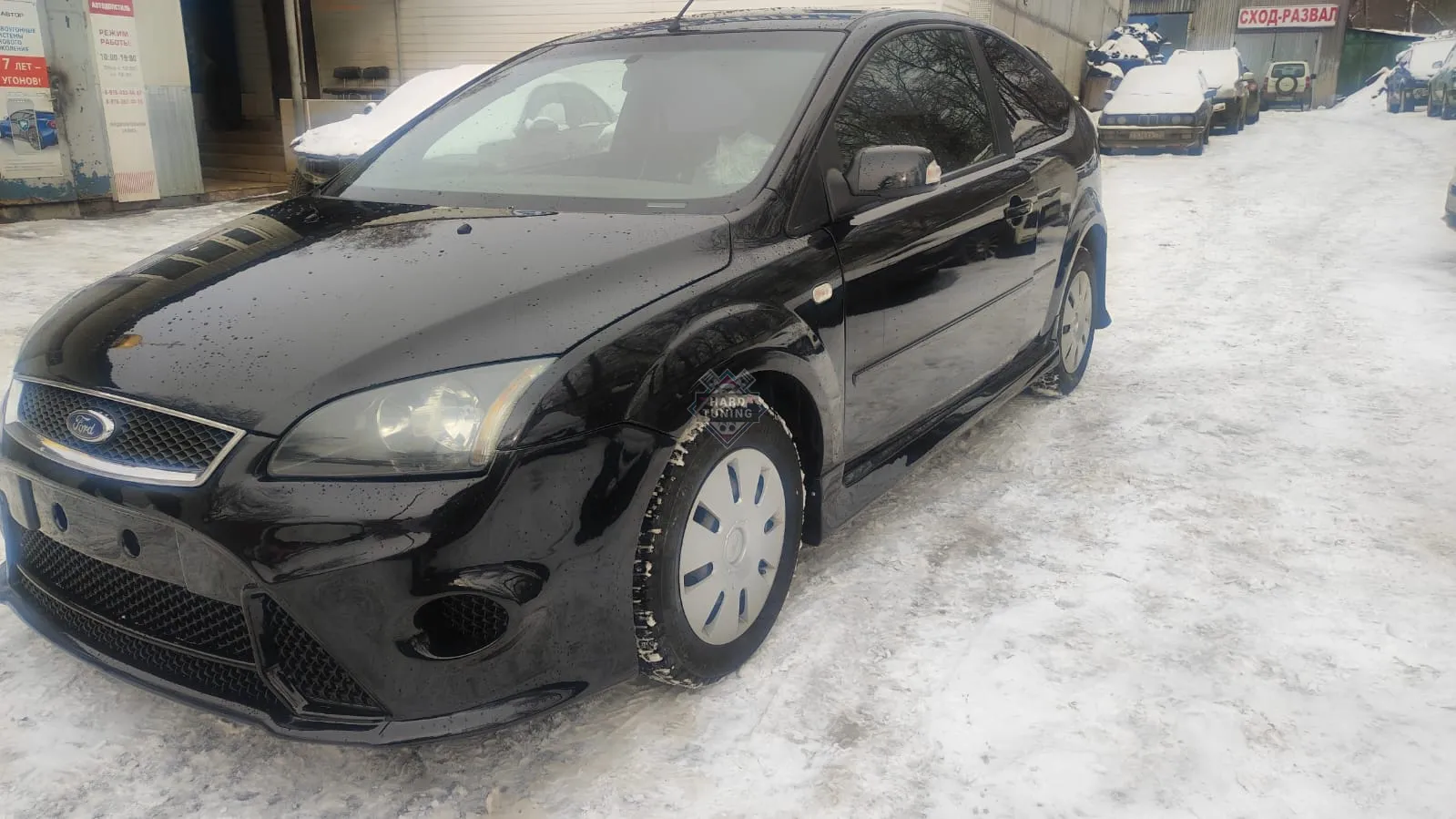 Накладки на пороги RS Ford Focus 2