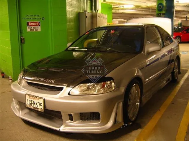 Передний бампер ST Honda Civic 6 1996-1998