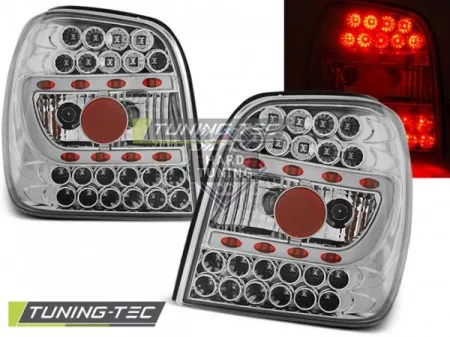 Задние фонари Volkswagen Polo 3 (1994-1999) LED хром