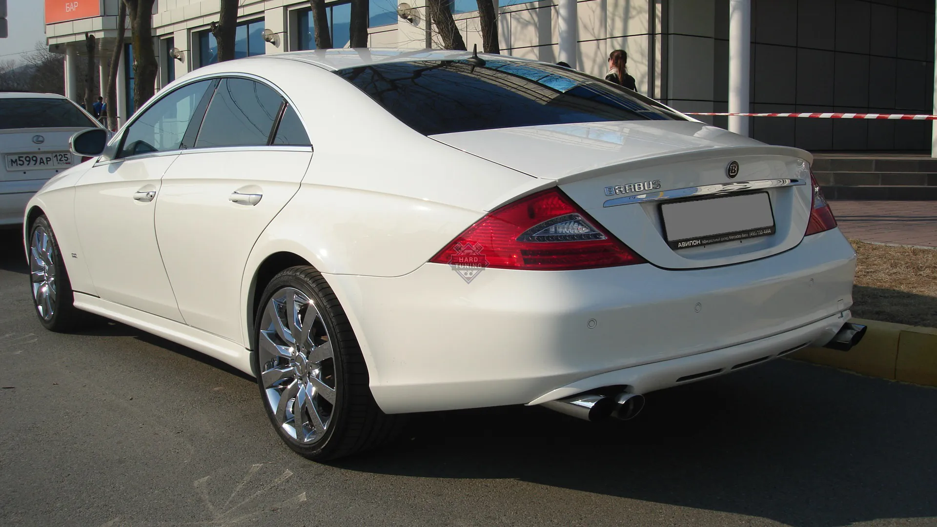 Накладки на пороги BRABUS Mercedes CLS-Class W219/C219 (2004-2010)