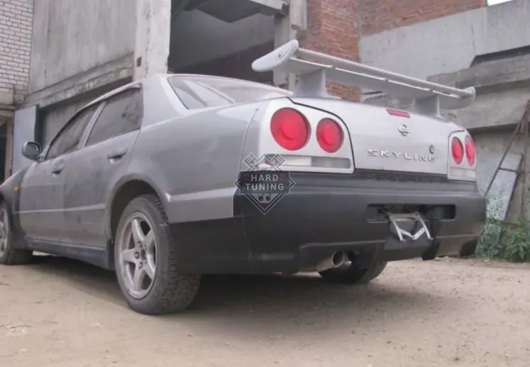 Задний бампер GTR Japan Nissan Skyline R34 седан
