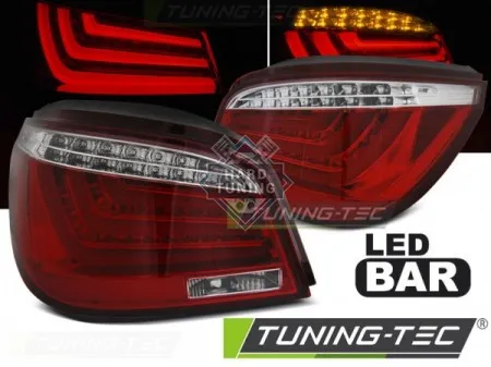 Задние фары BMW E60 LCI (2007-2010) LED BAR TAIL LIGHTS fits красно-белые