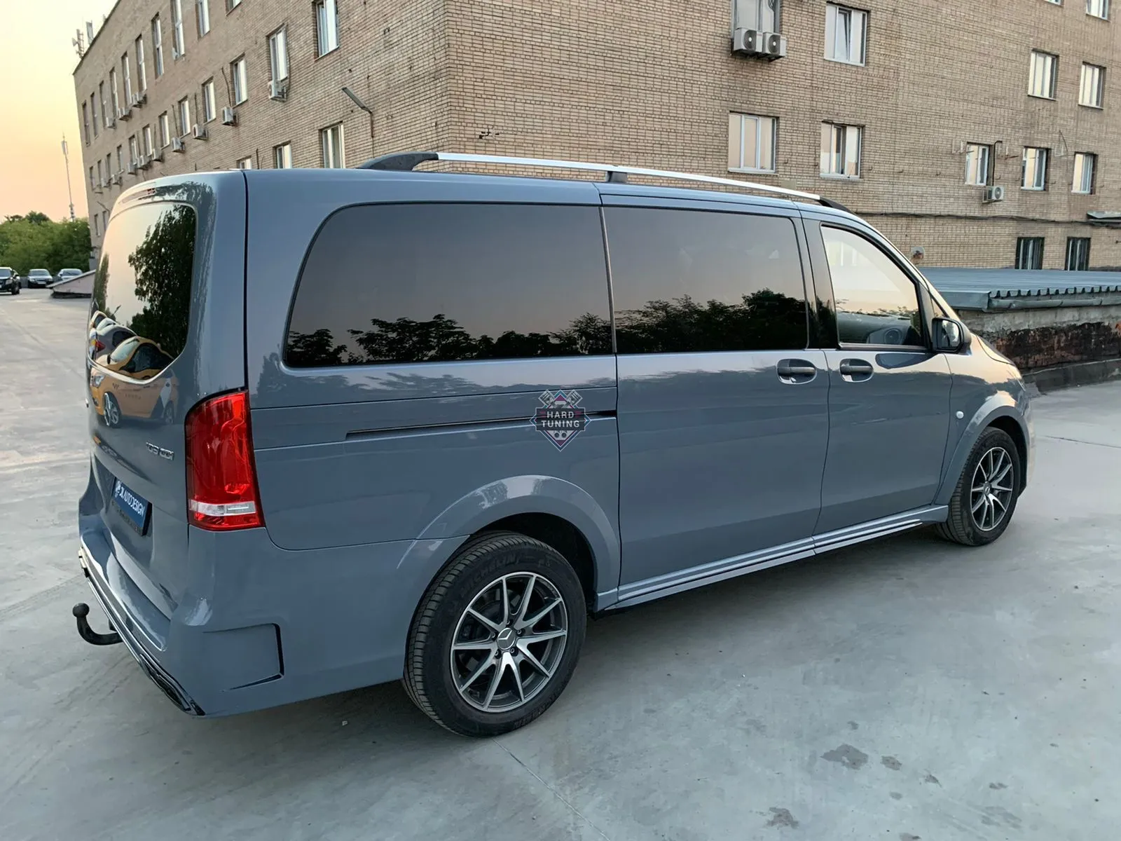 Задний бампер AMG НТ Mercedes Vito W447 АБС пластик