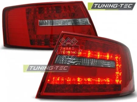 Задние фары AUDI A6 C6 (2005-2008) SEDAN LED TAIL LIGHTS fits красно-белые