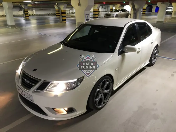 Сплиттер переднего бампера Saab 9-3 с 2008