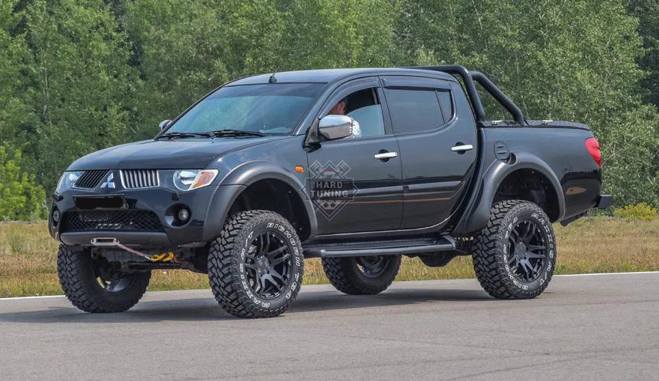 Расширители колесных арок Mitsubishi L200 (2007-2009) Вынос +60мм
