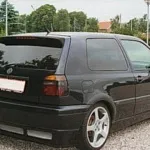 Накладка на задний бампер Rieger Volkswagen Golf 3