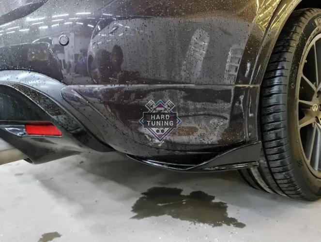 Сплиттеры под накладки на задний бампер Nismo Infiniti FX30D/FX35/FX37/FX50/QX70 (S51)