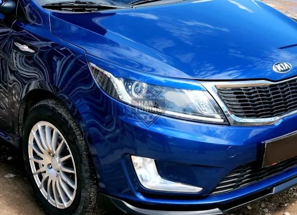 Накладки на фары KIA Rio 3 2011-2015