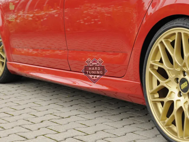 Накладки на пороги R-STYLE Skoda Octavia A7